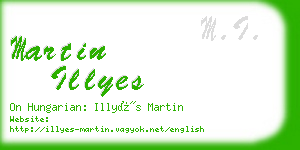 martin illyes business card